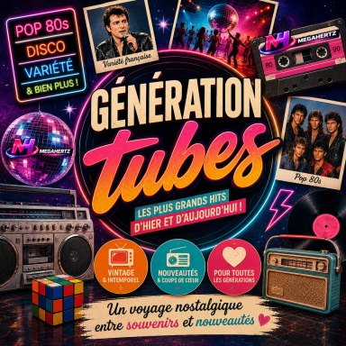 Génération tubes- Mardi 15hrs Génération tubes